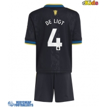 Manchester United Matthijs de Ligt #4 Replica Third Minikit 2025-26 Short Sleeve (+ pants)